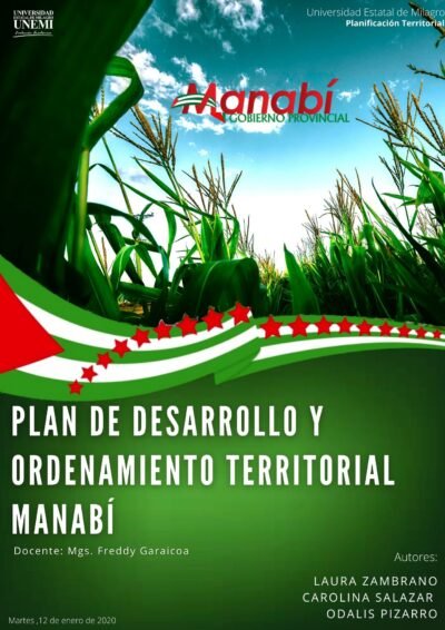 Análisis de un PDOT- Manabí