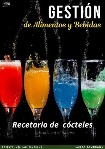 Recetario de cócteles