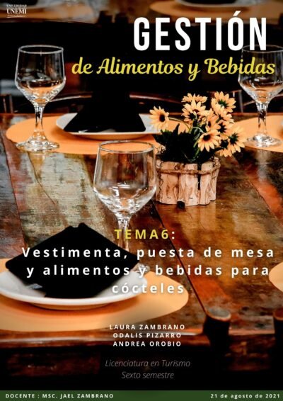 Códigos de vestimenta, puesta de mesa en AYB