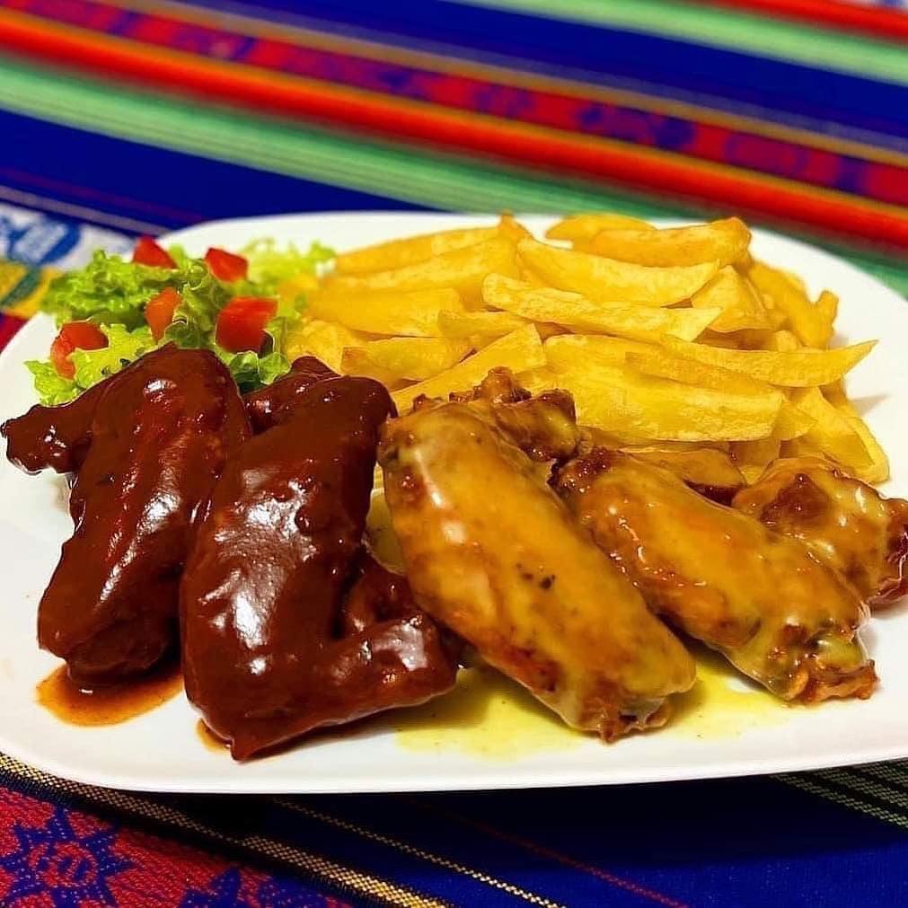 alitas ala bbq
como hacer alitas bbq